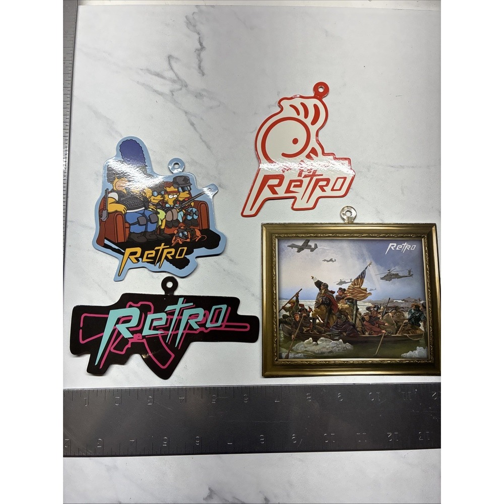 Retro Rifle Sticker Lot 4
